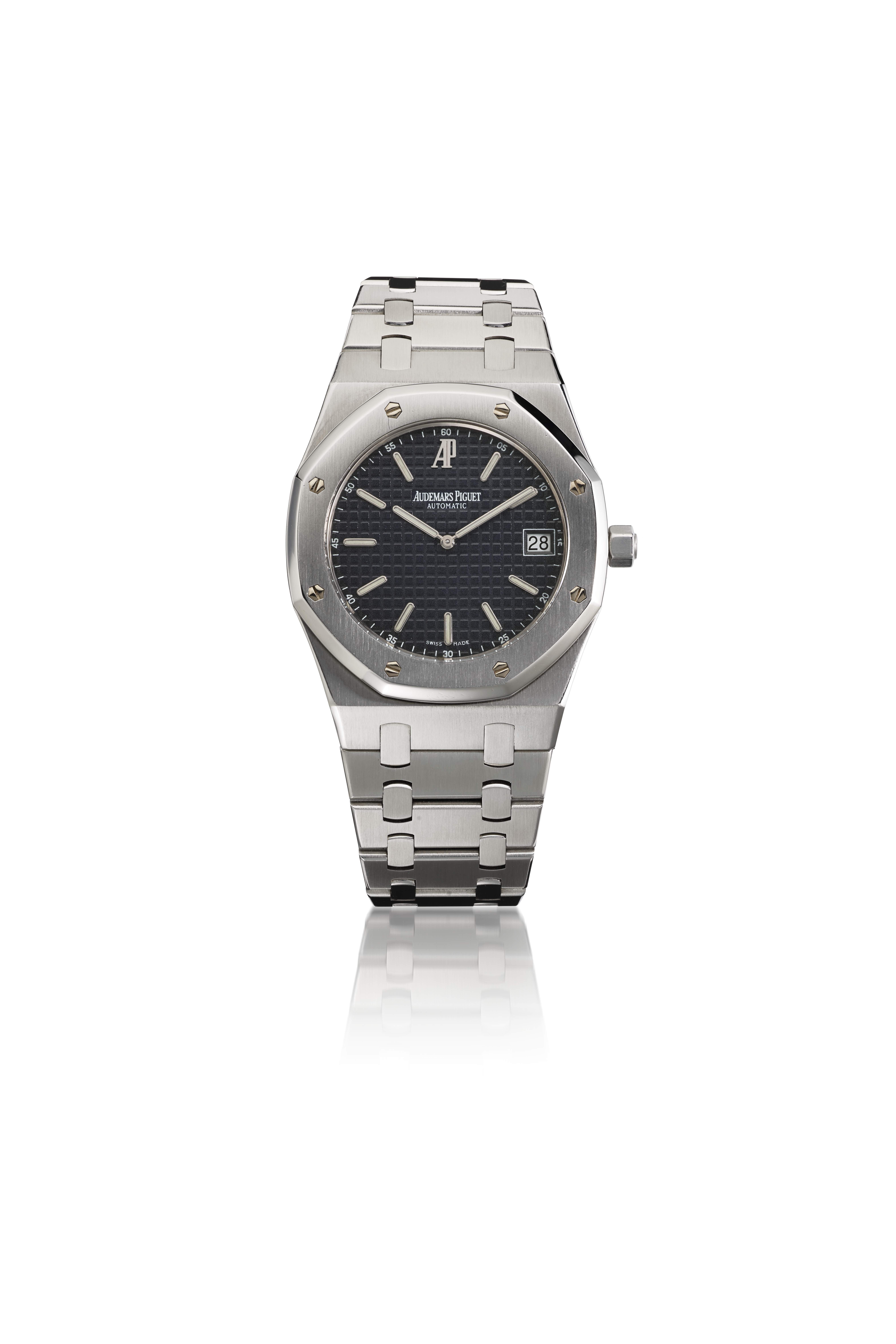 Audemars Piguet Steel Jumbo Extra Thin Royal Oak Wristwatch Ref 15202st Movement No 438 199 Case No E72827 785 Christie S